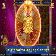 plataforma de jogo antigo